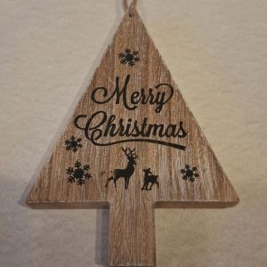 Houten plankje Merry Christmas