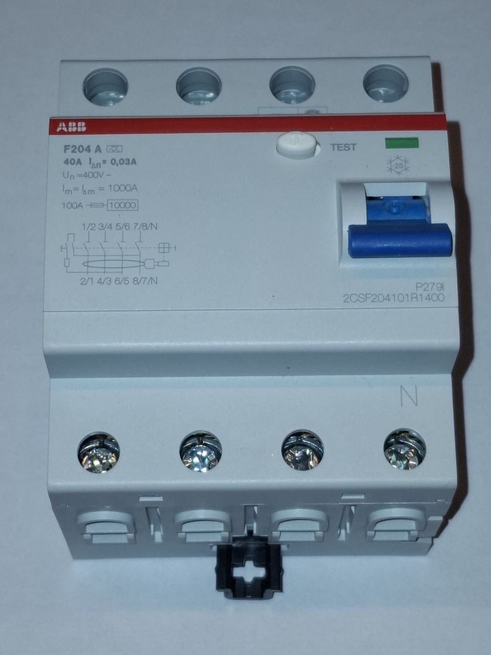 ABB Differentieelschakelaar VY 4-polig 40A 30mA type A