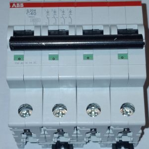 ABB Automaat 4-polig 40A C-curve Type S204-C40